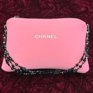 CHANEL Clutch with Beaded Strap NIB
Plus chain added for a Crossbody Bag